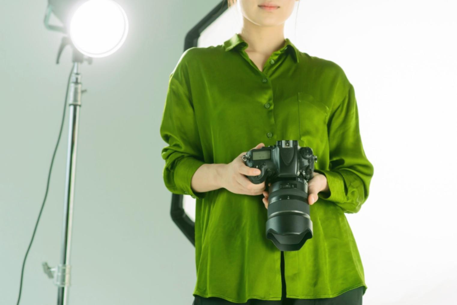 Detailansicht eines Farbkorrektur-Workflows